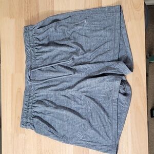Nike Shorts Dri-FIT 5" Inseam Unlined Gym Grey Yoga Mens Sizes Large Pull On